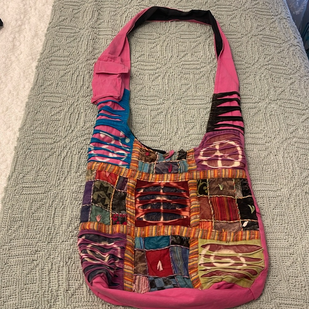 Patchwork Peace Tote Bag - image 2